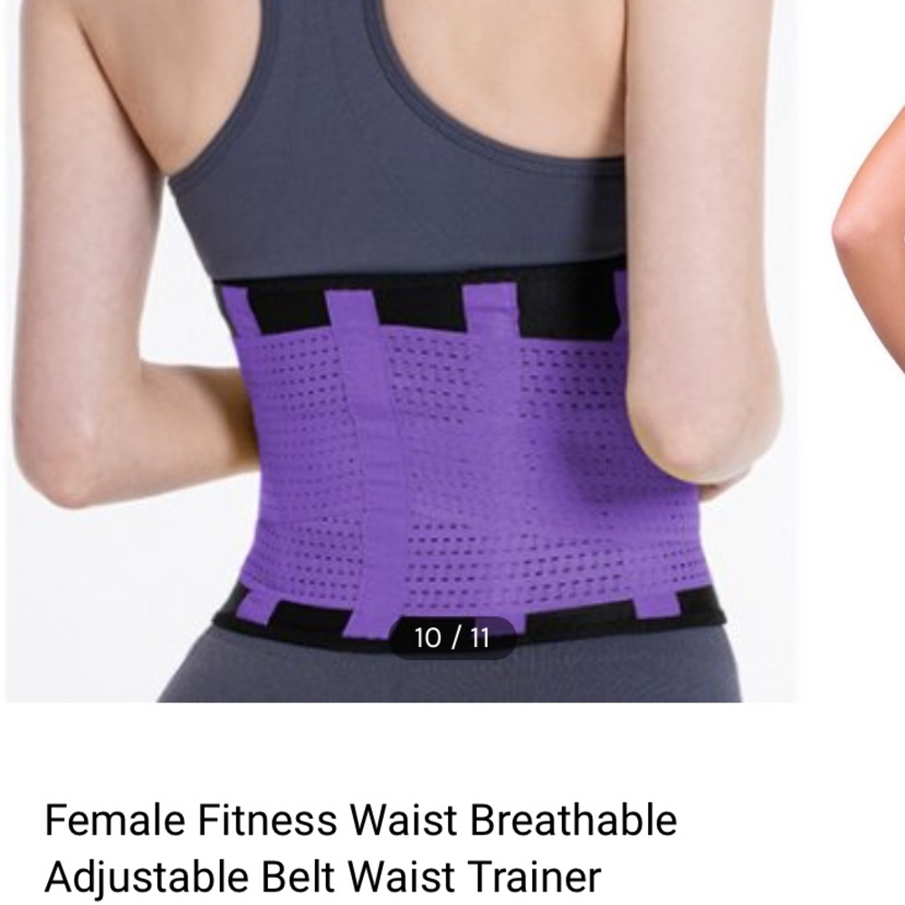 Purple waste trainer.